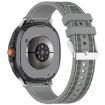 Samsung Galaxy Watch 8/8 Classic Hybrid Nylon Silicone Band Grey - 1