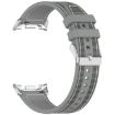Samsung Galaxy Watch 8/8 Classic Hybrid Nylon Silicone Band Grey - 2