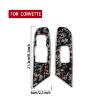 Chevrolet Corvette C8 2020 Gold Foil Carbon Fiber Window Stickers (2pcs) - 2