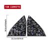 Gold Foil Carbon Fiber Rear Window Stickers for Corvette C8 2020+ (Blue) - 2