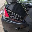 Chevrolet Corvette C8 2020+ Gold Foil Carbon Fiber Taillight Stickers - 3