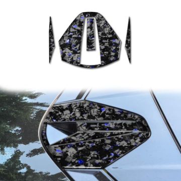 Chevrolet Corvette C8 Carbon Fiber Roof Camera Stickers 4pcs Set - 1