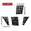 Chevrolet Corvette C8 2020+ Gold Foil Carbon Fiber Roof Stickers 4pcs - 2