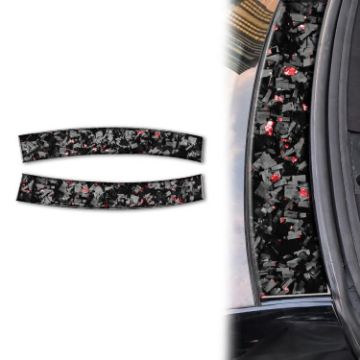 Gold Foil Carbon Fiber Roof Sticker for Chevrolet Corvette C8 2020+ - 1