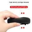 Meizu HD60 Earphone Covers - 2pcs Protein Leather Snap-on (Black) - 5