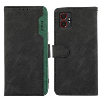 Samsung Galaxy XCover7 Pro ABEEL RFID Leather Case Black-Green - 1