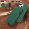 Samsung Galaxy XCover7 Pro ABEEL Green-Black RFID Leather Case - 9