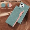 Samsung Galaxy XCover7 Pro Cyan-Pink RFID Leather Phone Case ABEEL - 9