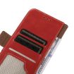 Samsung Galaxy XCover7 Pro Red Leather RFID Phone Case - Magnetic Cover - 6
