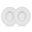 Replacement Protein Leather Earpads for Beats Solo3/Solo2 - White (1 Pair) - 1