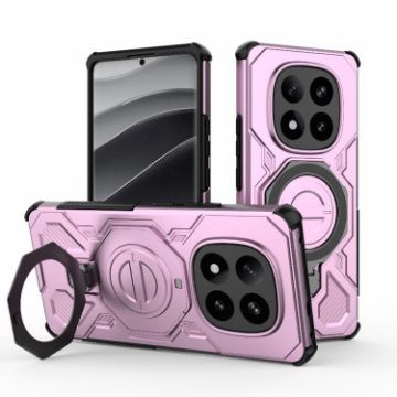 Redmi Note 14 Pro+ 5G Pink MagSafe Magnetic TPU+PC Phone Case - 1