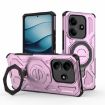 Redmi Note 14 5G Pink MagSafe Magnetic TPU+PC Phone Case J-20 - 1
